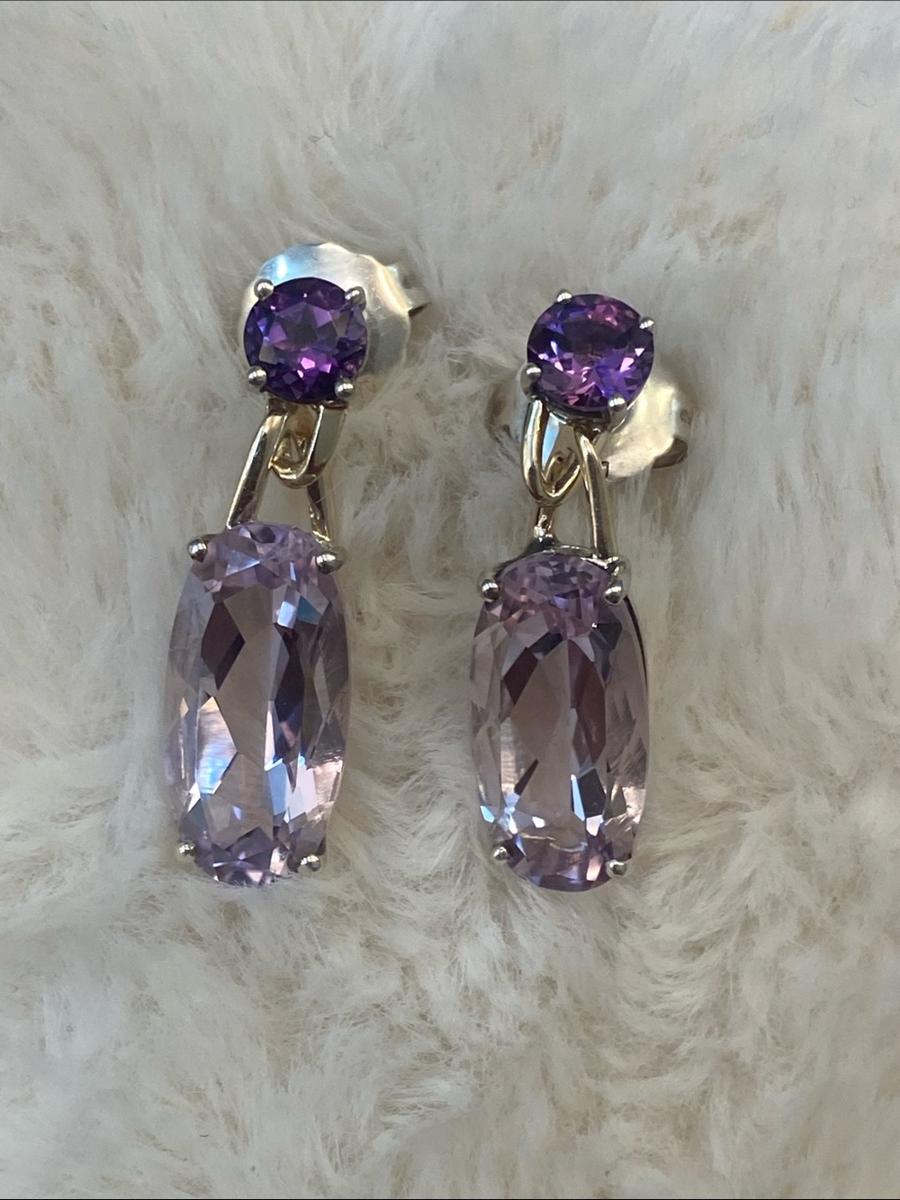 Amethyst Dangle Earrings